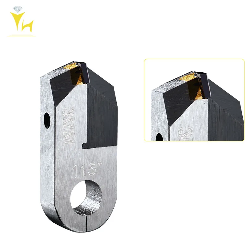 Yuhe MCD Posalux Diamond Milling Cutter V Shape Faceting tool Used on Chain Faceting Machine Cutter Jewelry Engraving