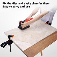 Angle Grinder Stand Angle Grinder Chamfering Device Iron High Accuracy 45 Degree Tile Chamfering Tool for 100 Type Angle Grinder