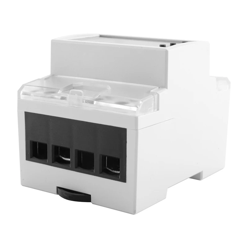 2x At4pw 100a Tuya Wifi Din Rail Slimme Meter Ac 220V 110V Digitale Energiemeter Voltage Elektrische Vermogensmonitor