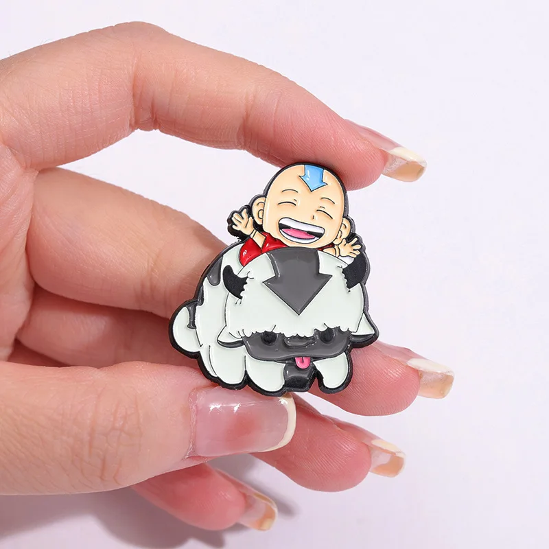Cartoon and anime character roles Enamel pin Fun anti glare clothing and accessories brooch Women's jewelry gifts toys