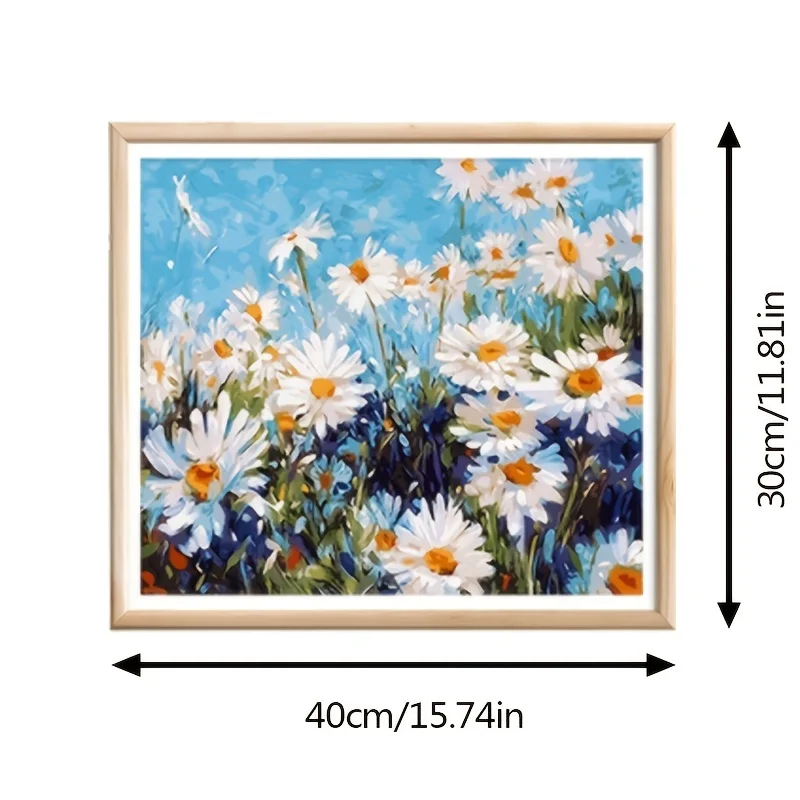 1set New 5d Diamond Painting Full Diamond Diy Painting Core Sunflower Daisy Golden Retriever Tiger City