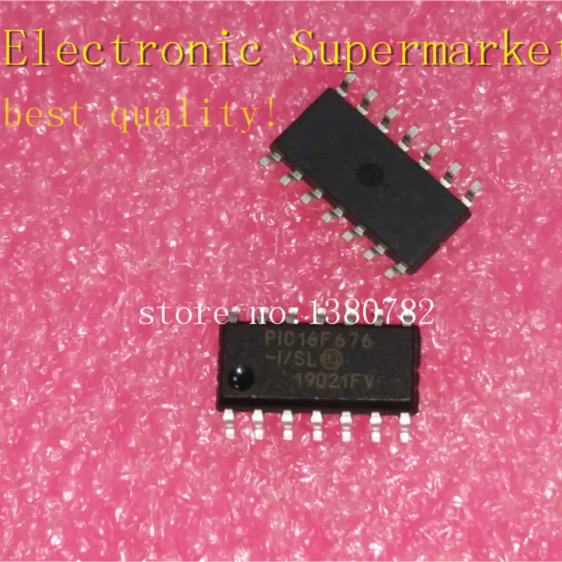 Free Shipping 10pcs-50pcs/lots PIC16F676-I/SL PIC16F676 SOP-14 IC In stock!