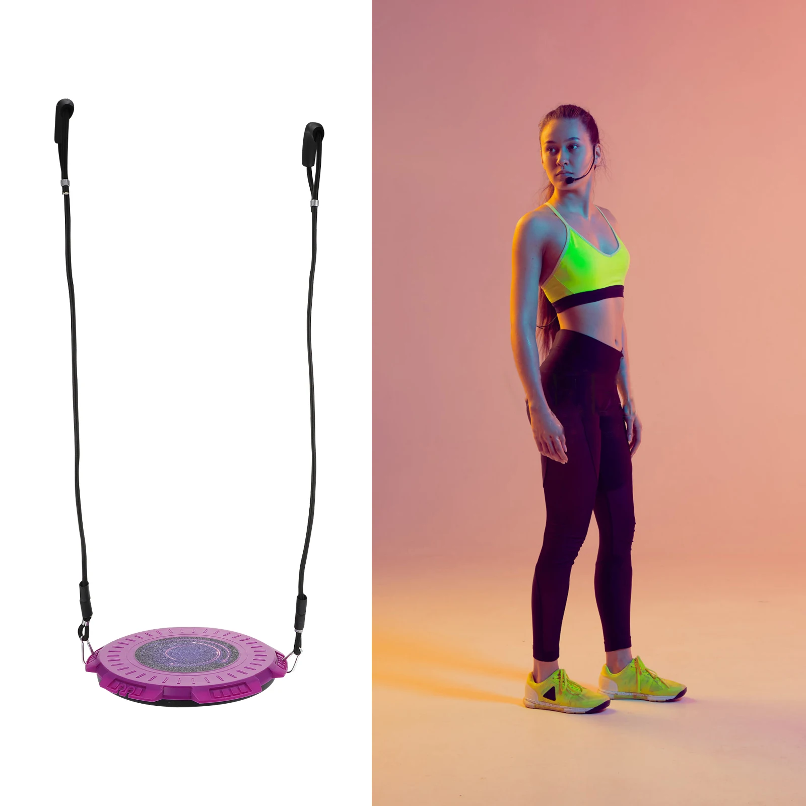 

Twisting Waist Disc Twisting Plate For Home Workout Body Sculpting Abdominal Trainer Rotating Hip Burner