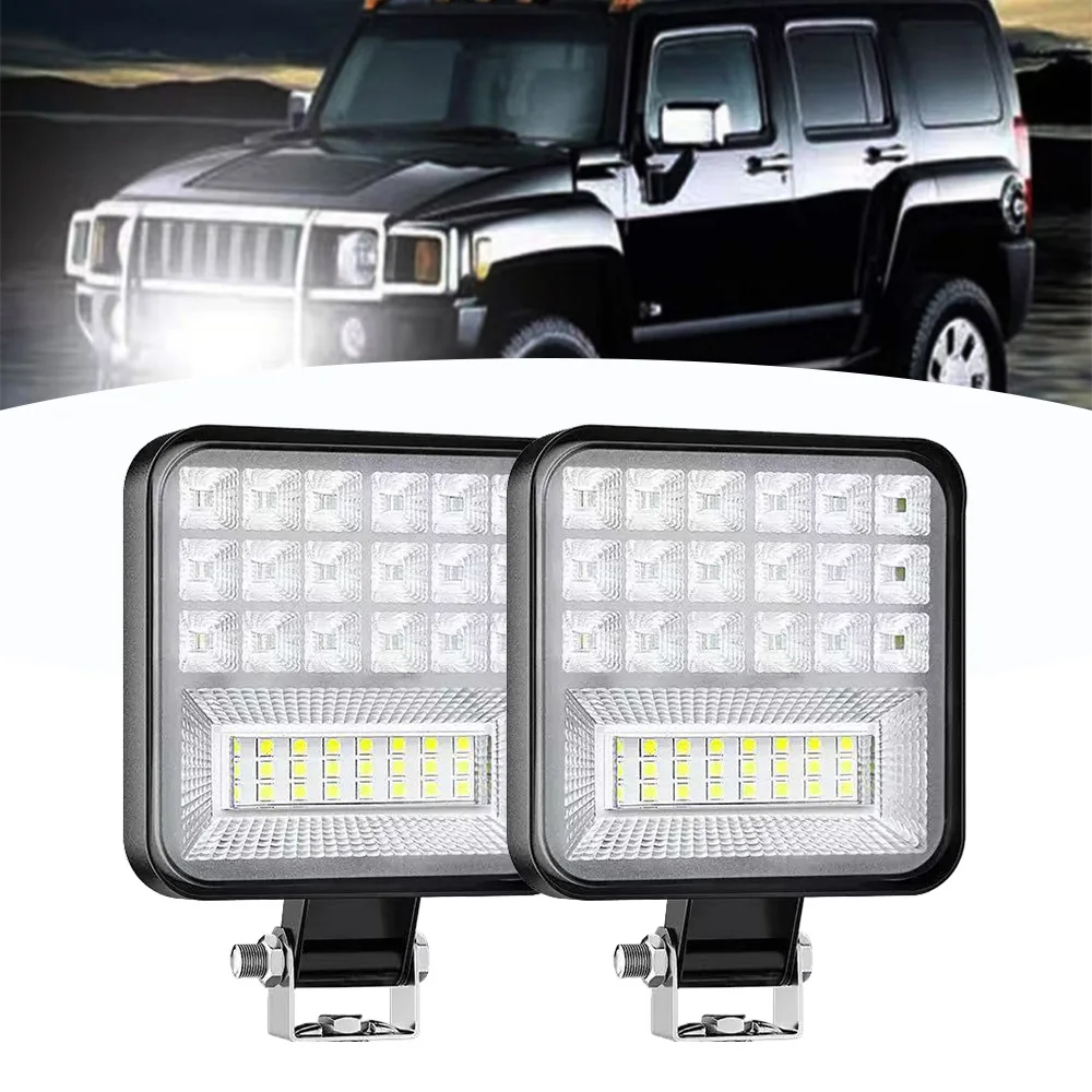 

12V 24V Tractor Work Lights 42 LEDS Mini LED Work Light 4x4 Car Led Spotlights For Jeep ATV Tractor Motorcycle Truck Headlights