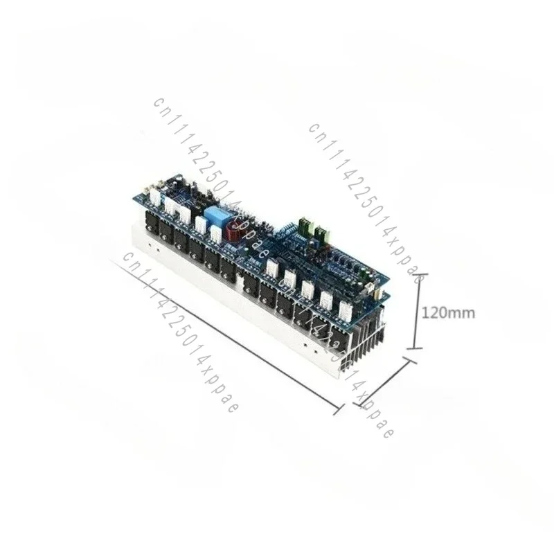 Stage Amplifier Board 1000W * 2 Tube 5200 1943 AB1000D High-power HIFI Dual Cha-nnel Profes-sional