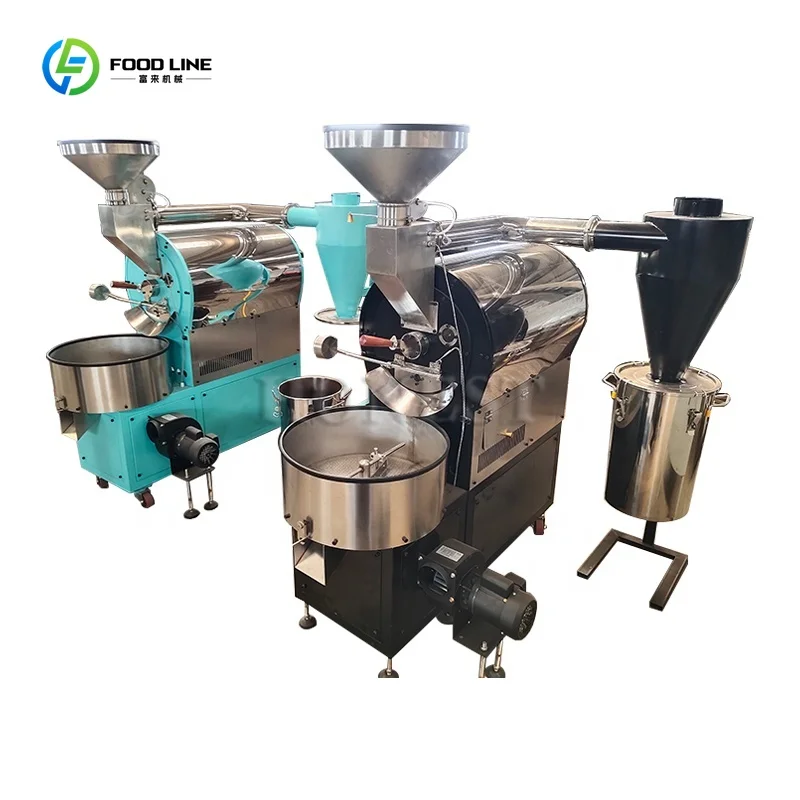 High Performance Hot Air Circulation Roaster Even Roast for Commercial Coffee Bean Processing Custom