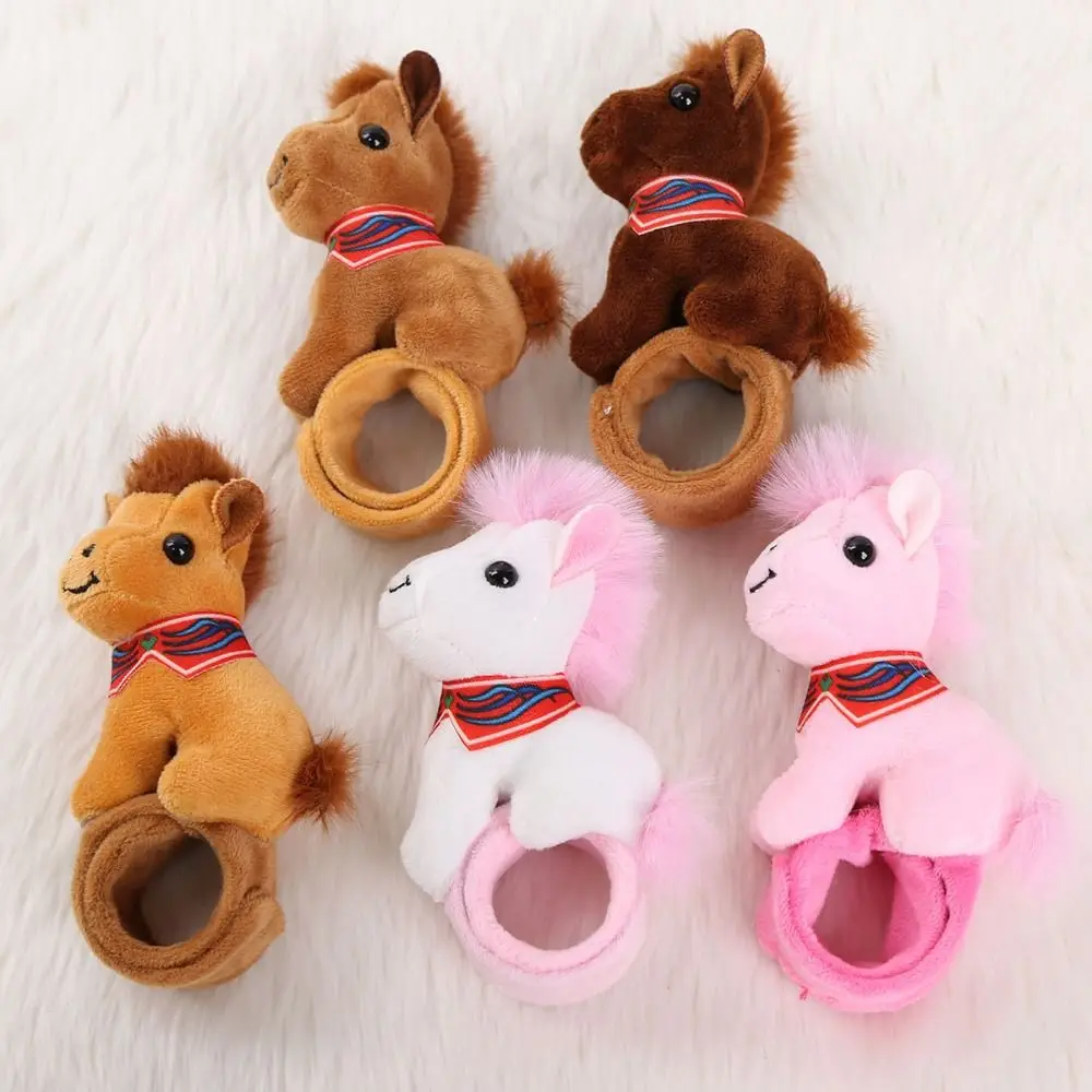 لطيف زودياك الحصان صفعة سوار لينة 2026 سنة الحصان الحصان أفخم المفاجئة أساور رقيق مريحة الحصان كلابر شريط للرسغ