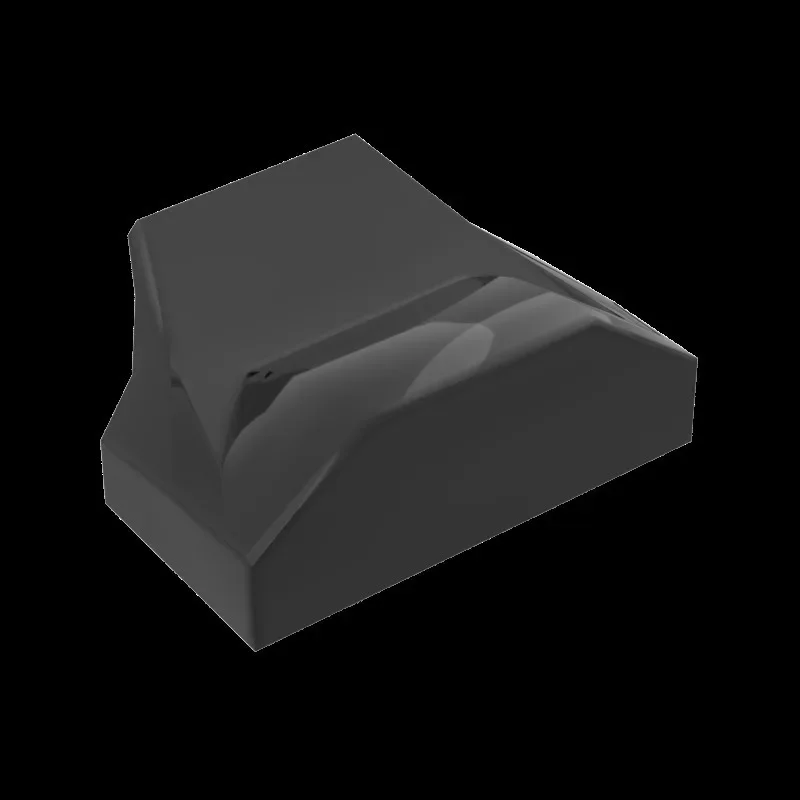 

[125Pcs]【50g】 47458 1x2 with tail fin arc shape, Children DIY STEM Building Blocks Toy, Gifts for MOC creators Group