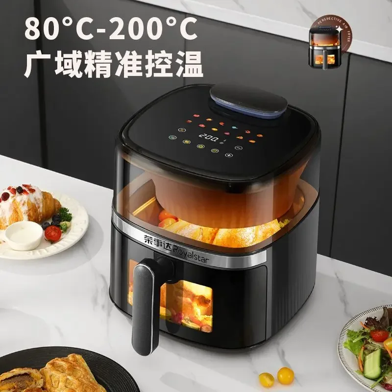 مقلاة هوائية منزلية بدون خبز بخاري قابل للطي، متعددة الوظائف، سعة كبيرة، خبز بخاري الكل في واحد، مقلاة كهربائية جديدة