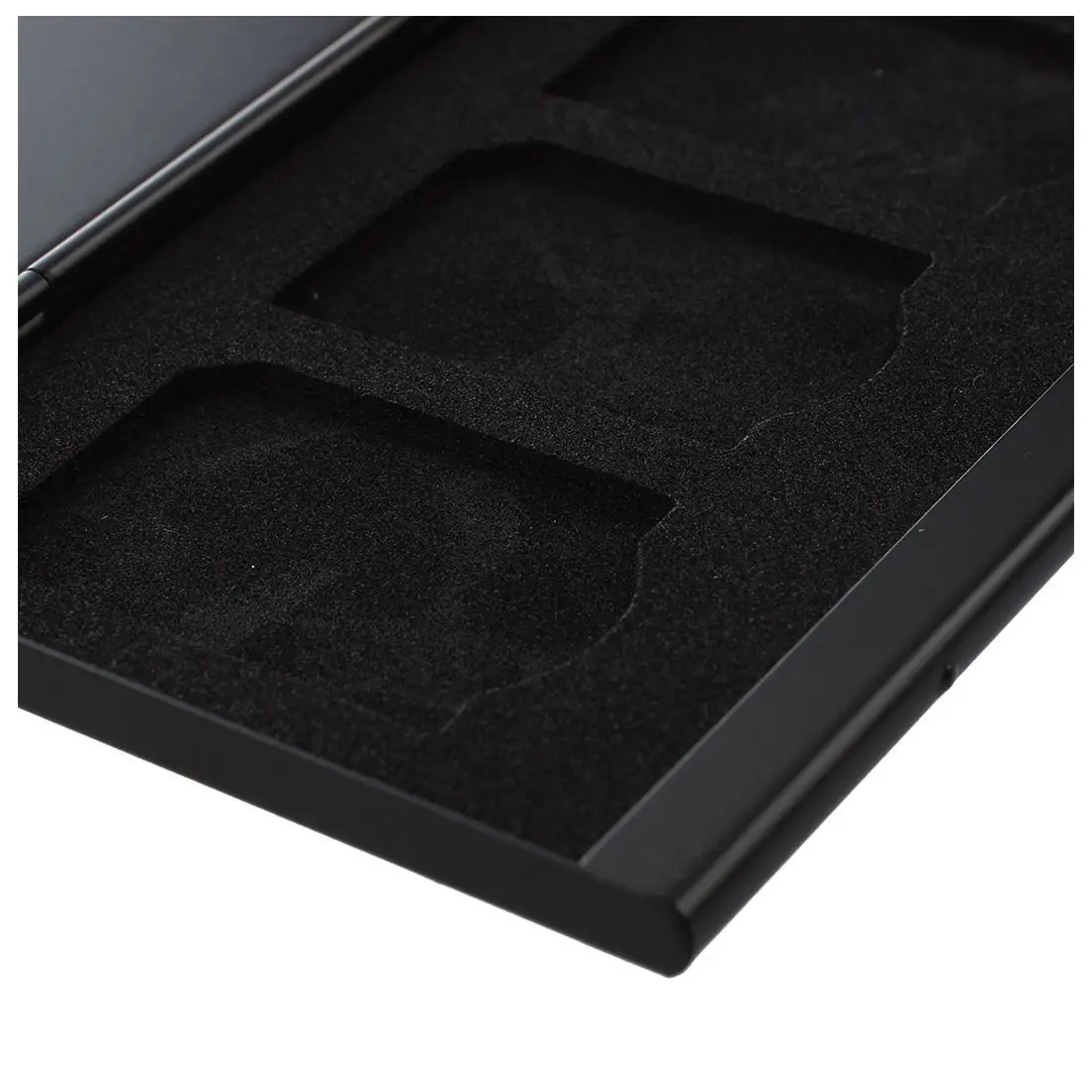AA80 Case Transmission Case Memory Card Storage Alu Protection. for SD TF Flash for Black 6SD