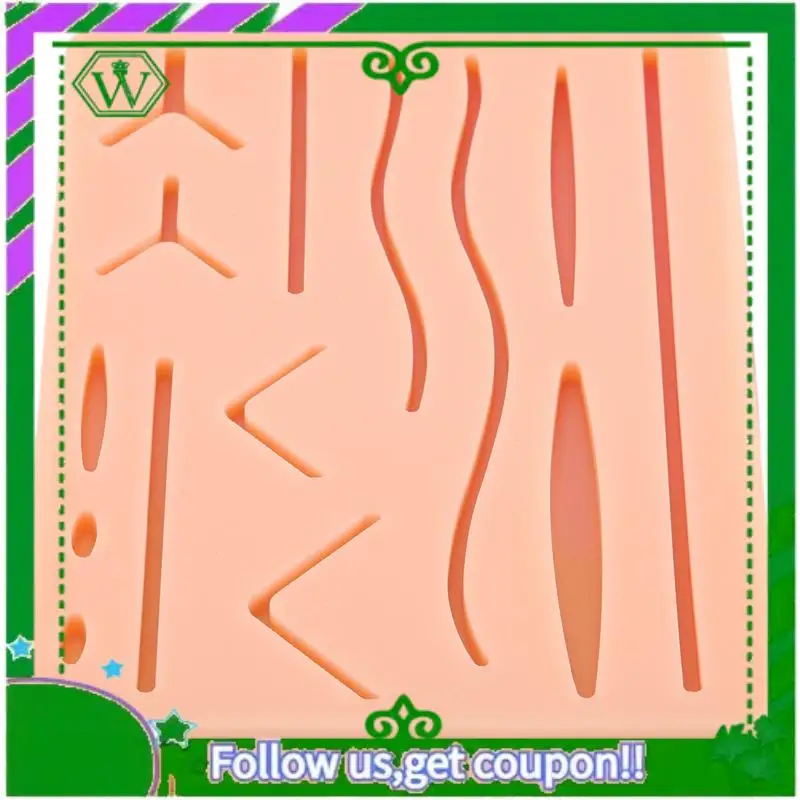 ABIK-Skin Suture Training Kit Pad Suture Training Kit Suture Pad Trauma Accessories For Practice And Training Use