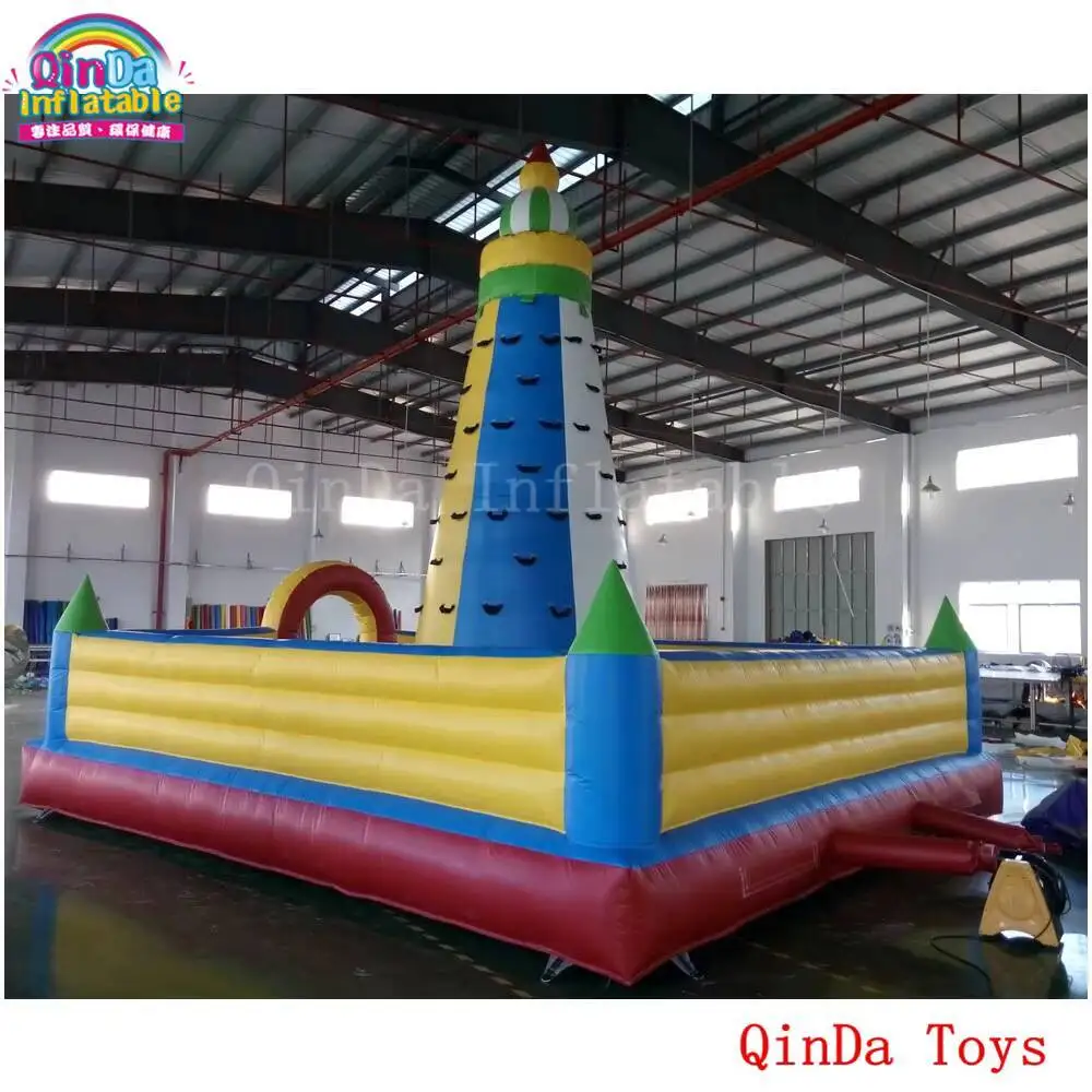 New Design Inflatable Climbing Tower Moving Rock Mountain with Free Blower Used Inflatable Climbing Wall for Sale