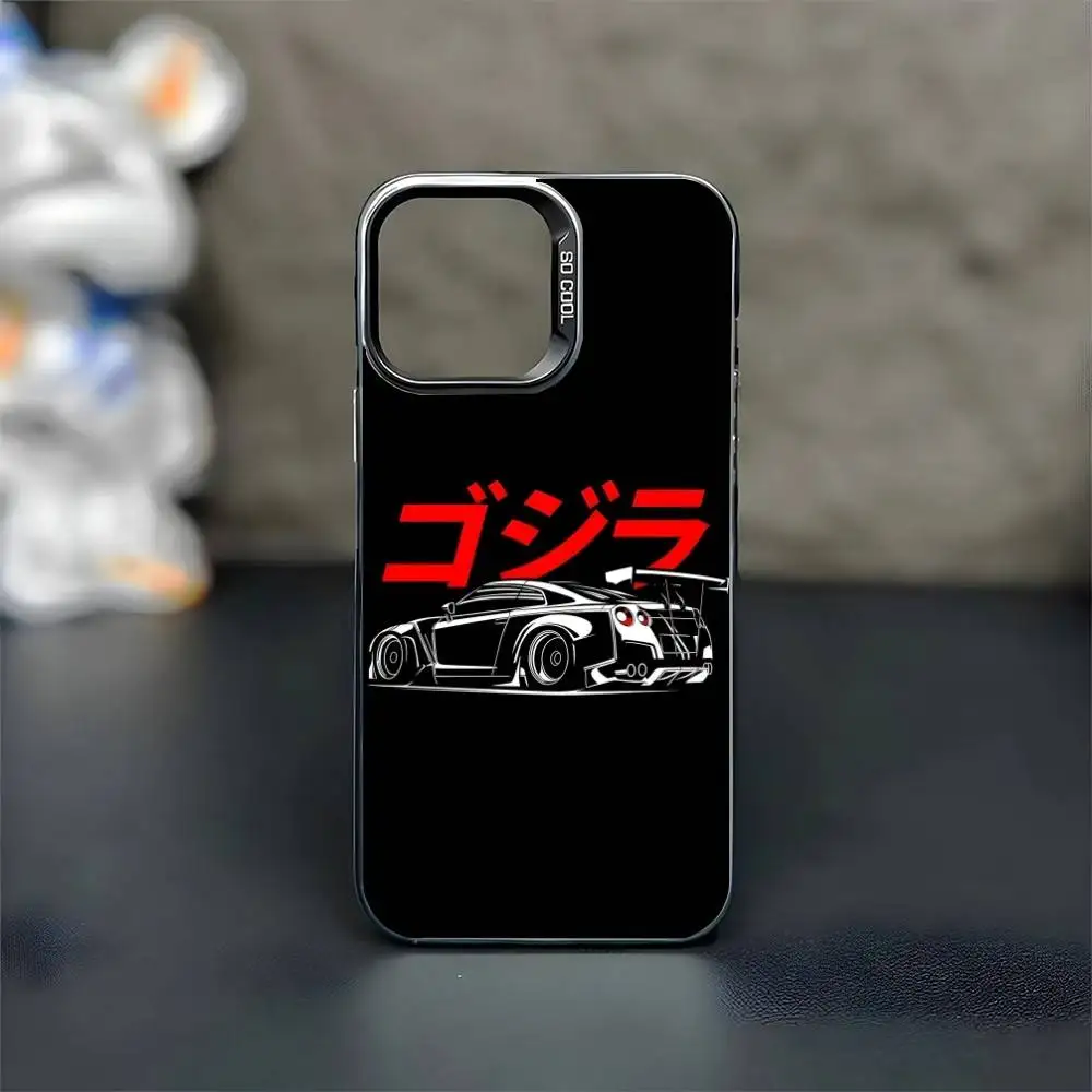 1 قطعة RX7 JDM أساطير السيارات جراب هاتف آيفون 17,16,15,14,13,12,11 زائد ، برو ماكس الأسود ماتي غطاء مقاوم للصدمات
