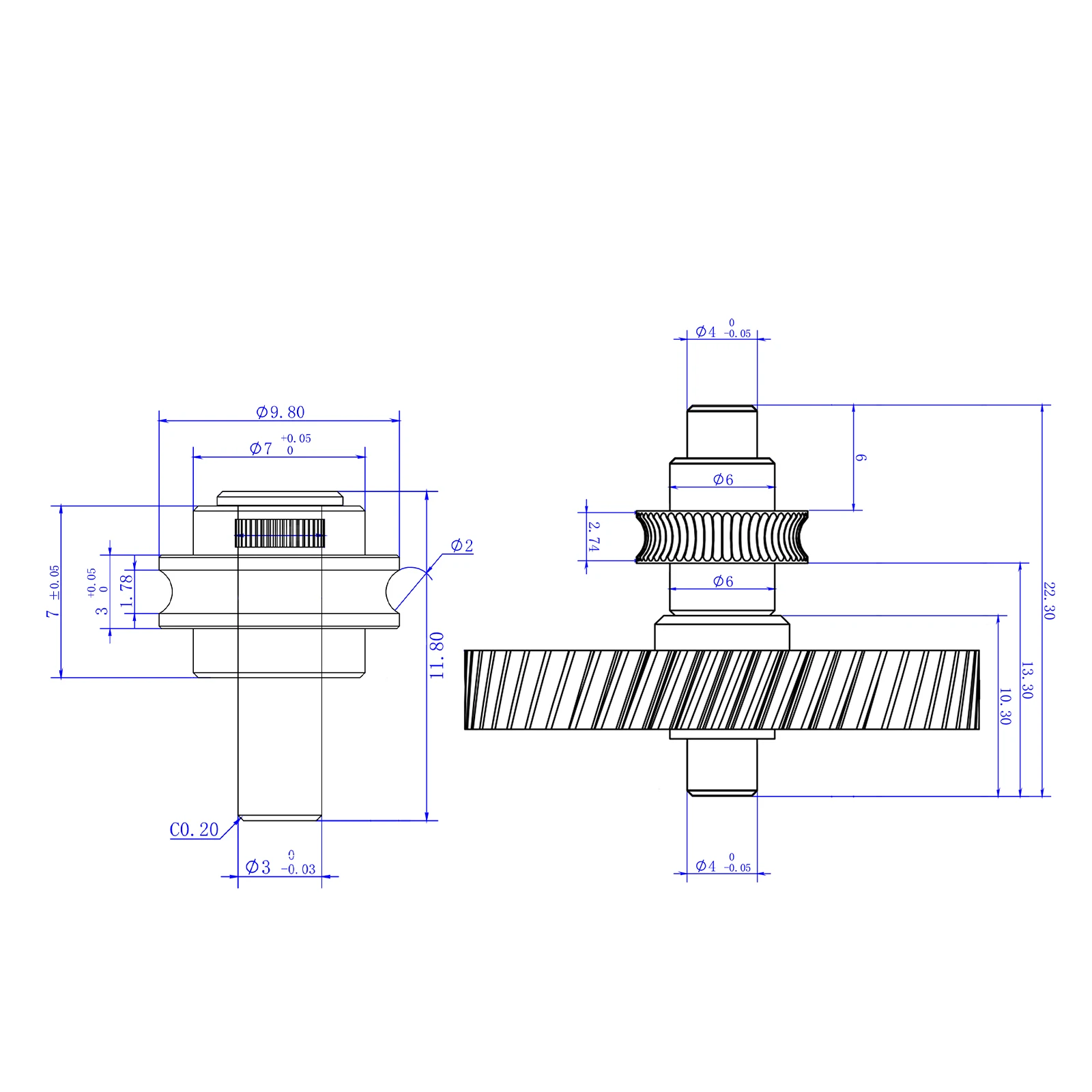 For Anycubic Kobra 3 Max Extruder Gear Upgrade Hardened Steel Helical Gears High Strength Wear Resistant 3D Printer Accessories
