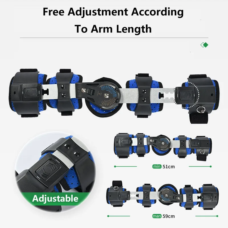 NEW Adjustable Elbow Brace Hinged ROM Elbow Brace Post OP Elbow Brace Arm Injury Recovery Lightweight And Breathable