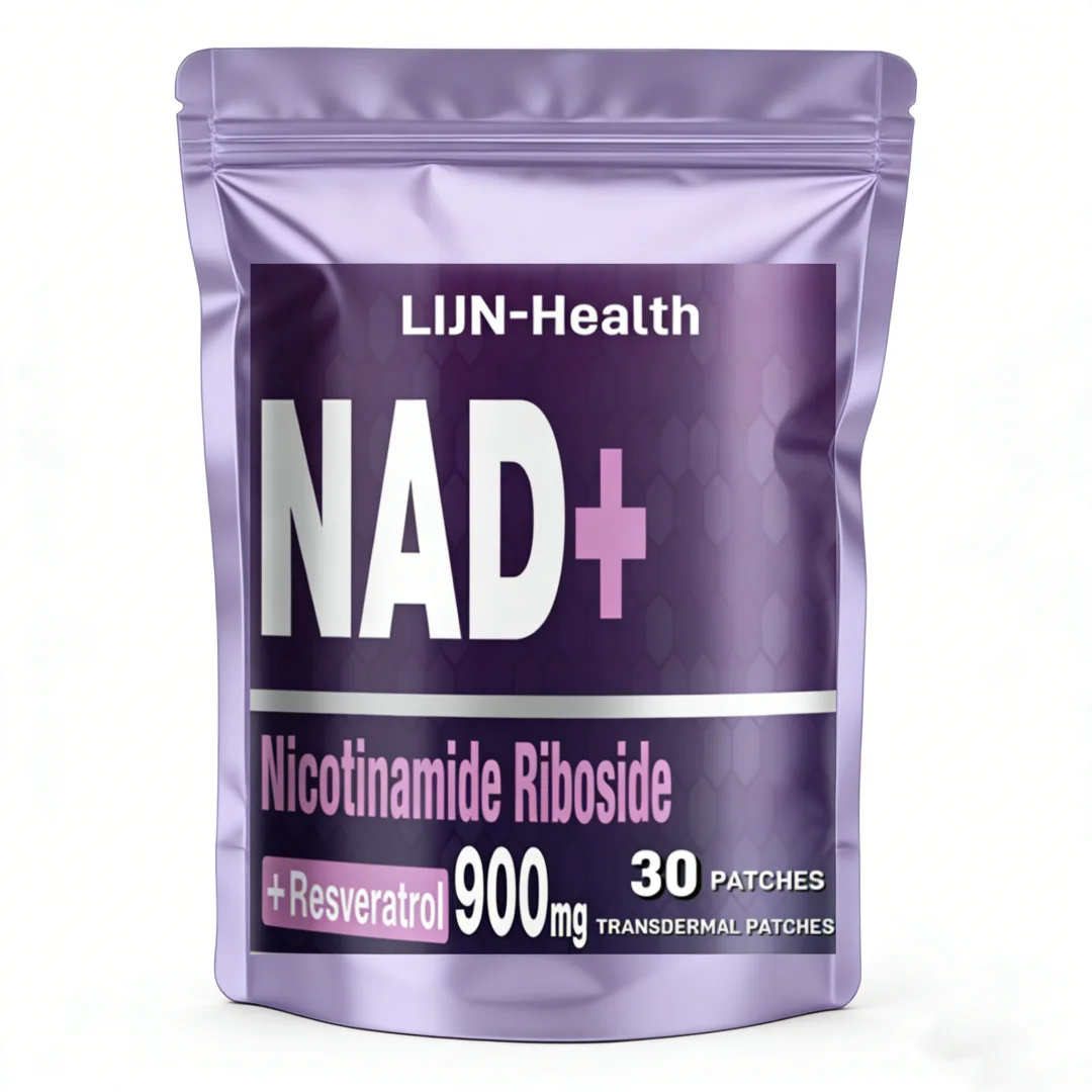 30 Patches Nicotinamide Riboside Transdermal Patches with Resveratrol for Men and Women Energy Anti-Aging Focus