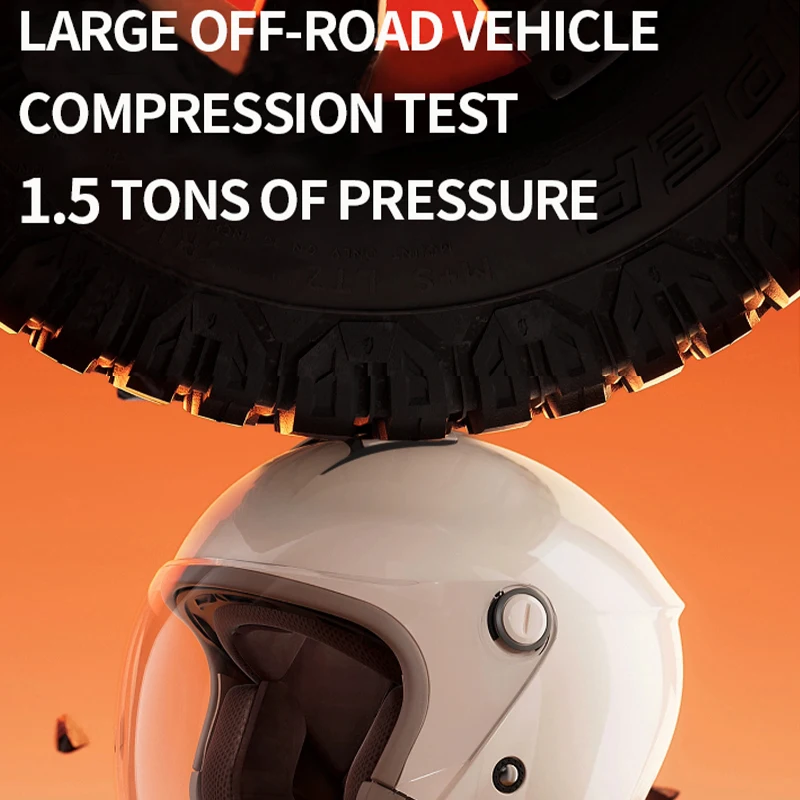 BIBEE TK310 Motorcycle Helmet Winter Warm Electric Bike Scooter Half Helmet Men Women Double Lens 3/4 Open Face Helmet