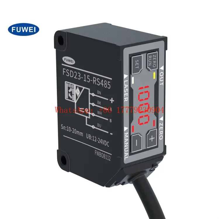 

FSD23-15-RS485 Высокоточный алюминиевый лазерный датчик расстояния, угол положения, линейный измерительный датчик