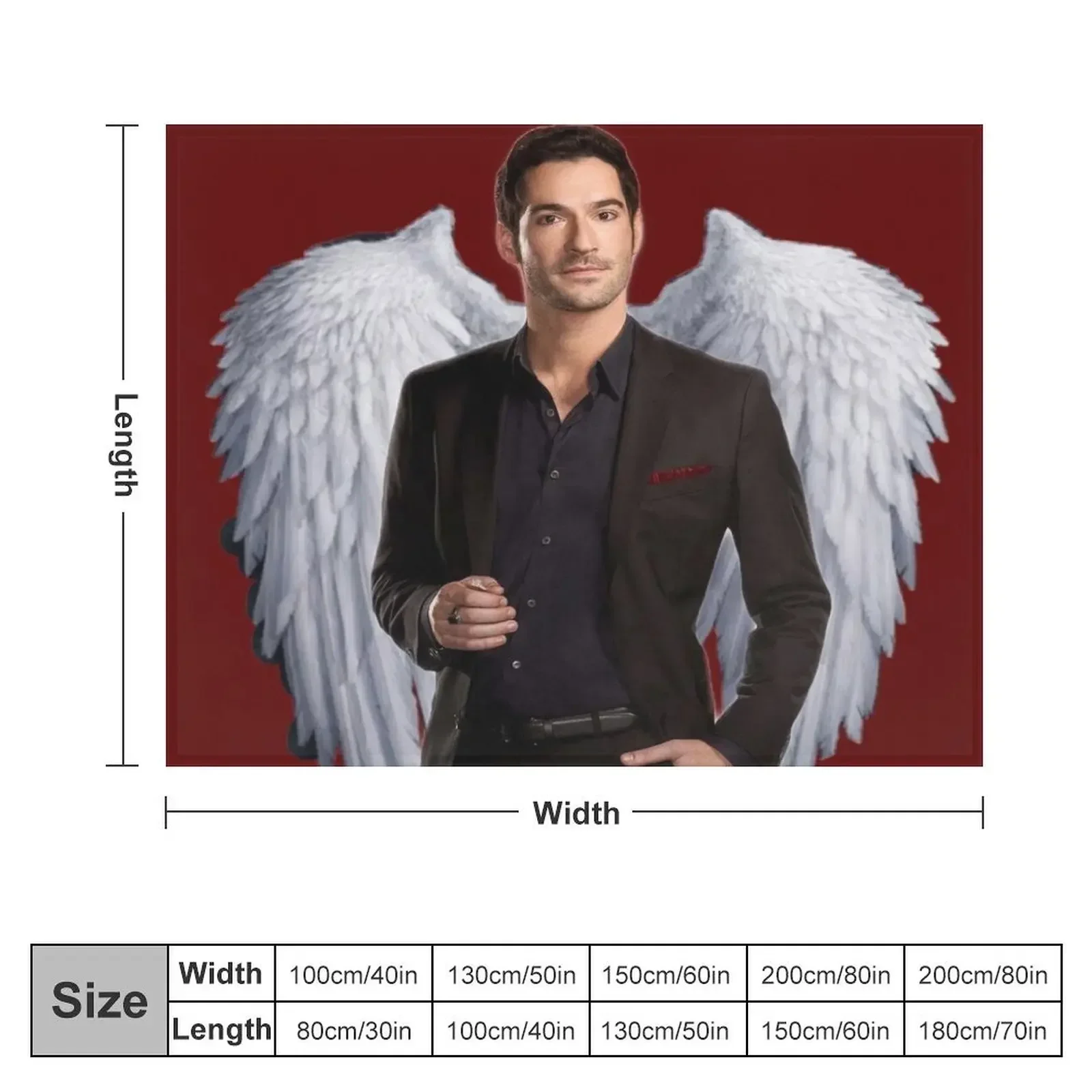 Lucifer Morningstar Throw Blanket Weighted warm winter Baby Thermals For Travel Blankets