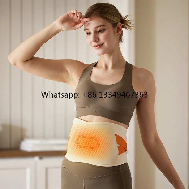 

Умный портативный беспроводной согревающий пояс для женщин и девушек, быстрый электрический тепловой пояс для живота, массажер для талии с красным светом