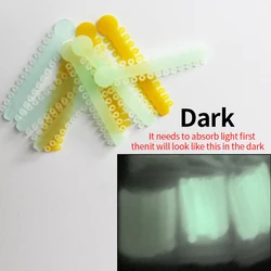 Elastic Night-Light Luminous Ligature Tie for Orthodontic Brace