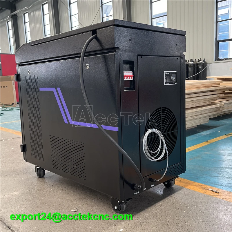 เครื่องเลเซอร์กำจัดสนิมแบบพกพา1000W 2000W 3000W เครื่องทำความสะอาดเลเซอร์ทาสีฝุ่นแบบมือถือไฟเบอร์ LAZER สำหรับชิ้นส่วนรถยนต์
