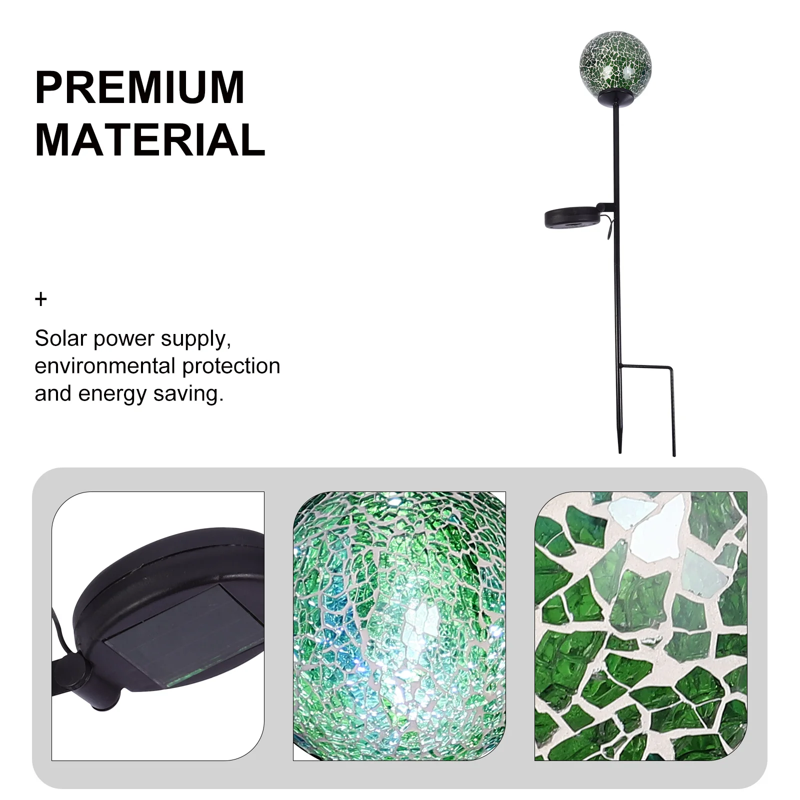 

Lawn Glass Ball Ground Insert Solar Garden Light Outdoor Waterproof Led Garden Lamp Solar Powered Yard Light
