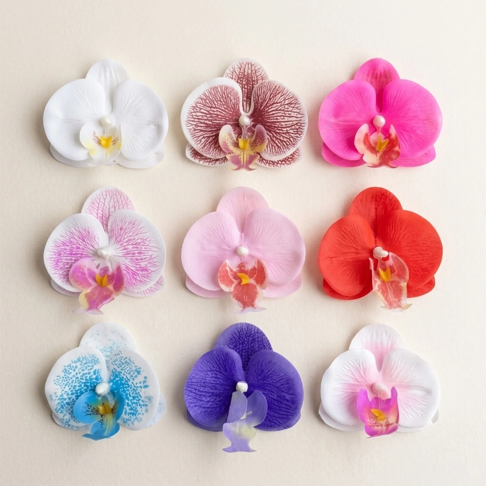 100pcs Handmade Faux Phalaenop - đánh giá và giá Hair Clips