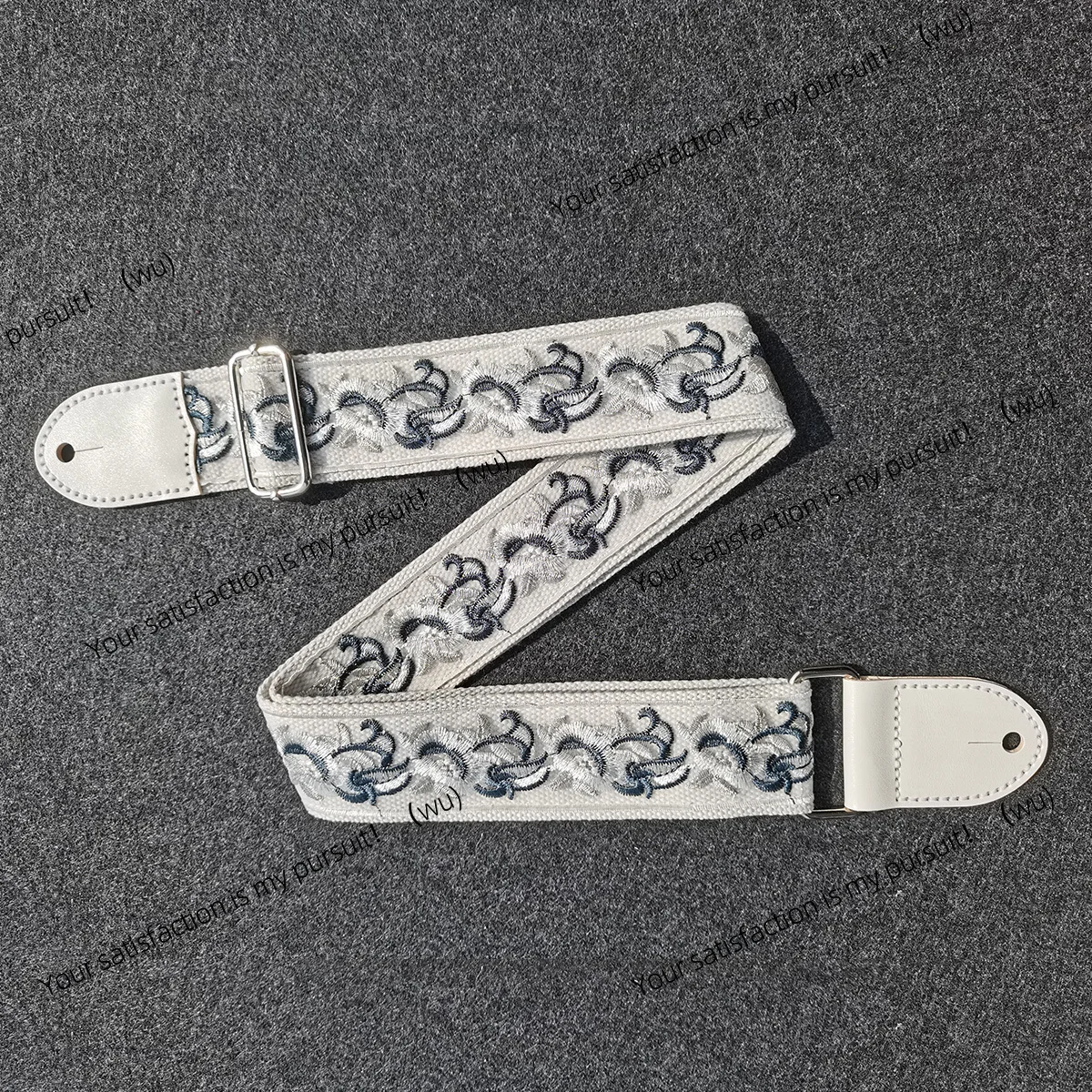 Guitar Strap, Embroidery, Personalized, Universal, Imported First Cowhide