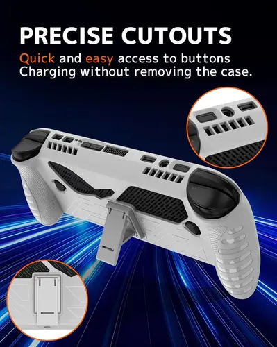 Imagen 2 del producto Funda protectora para ASUS ROG Xbox Ally X Case 2025 con soporte, funda protectora acoplable con absorción de golpes para ROG Xbox Ally X