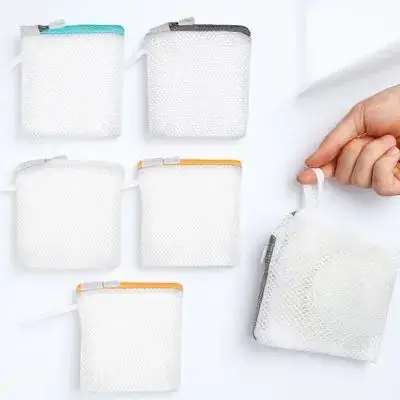 

6pcs Laundry Bag Set Foldable Mesh Washing Bags for Delicate Garments Protection Travel Dirty Clothes Organizer Lightweight