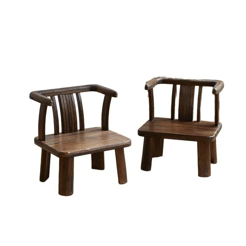 

Small chair with armrest back stool tatami armchair low stool coffee table bay window table casual chair