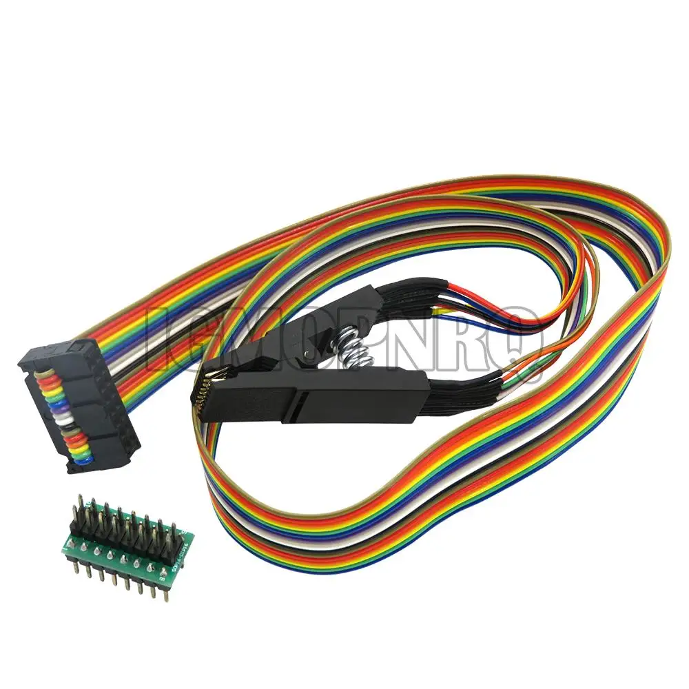SOP16 SOP SOIC 16 SOIC16 Pin IC Test Clamp Programmer Testing Clip SOP16 to DIP8 Flash Clip for 25 series RT809F TL866CS TL866A