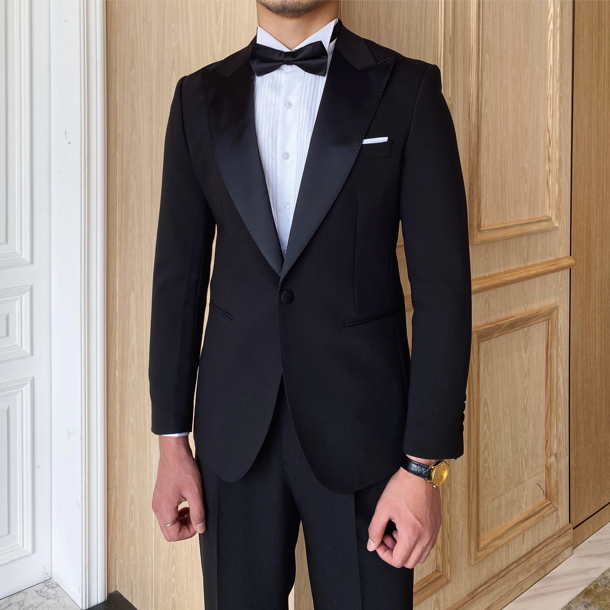 

Мужской костюм Mr Deer для свадебного торжества и ужина, высококачественный, простой и стильный, модный пиджак