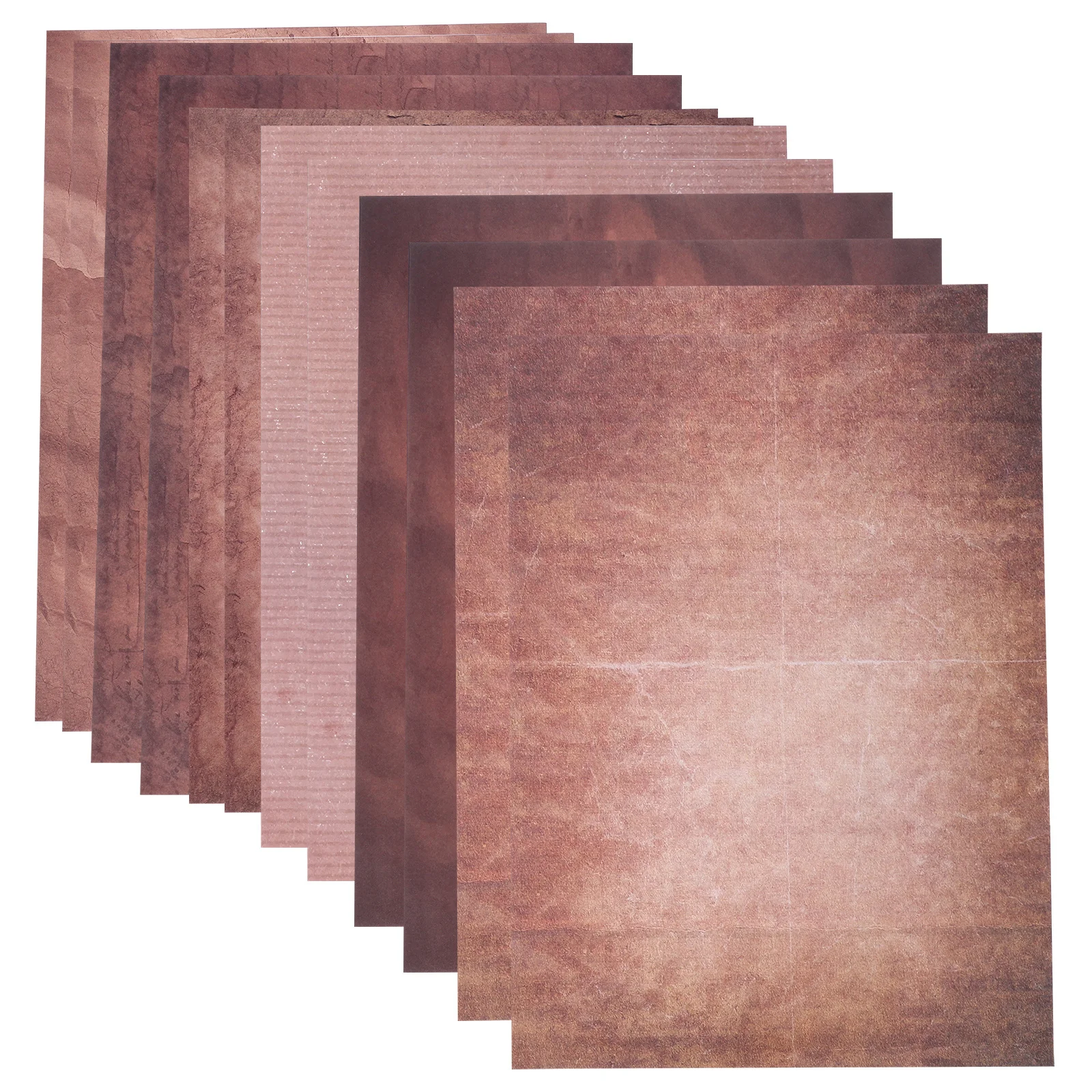 

48pcs Vintage Stationery Paper Double Sided Thick Smooth For Letter Writing Scrapbooking Crafting Romantic Nostalgic Design