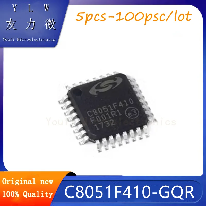 

C8051F410-GQR C8051F410 QFP32 New imported original 8-bit microcontroller Actual figure