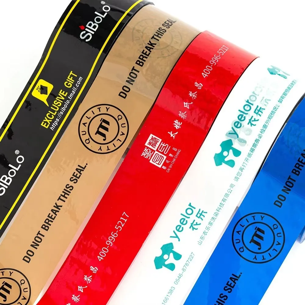 Strong Sticky Custom Printing Tape With Unique Company Logo for Packaging box