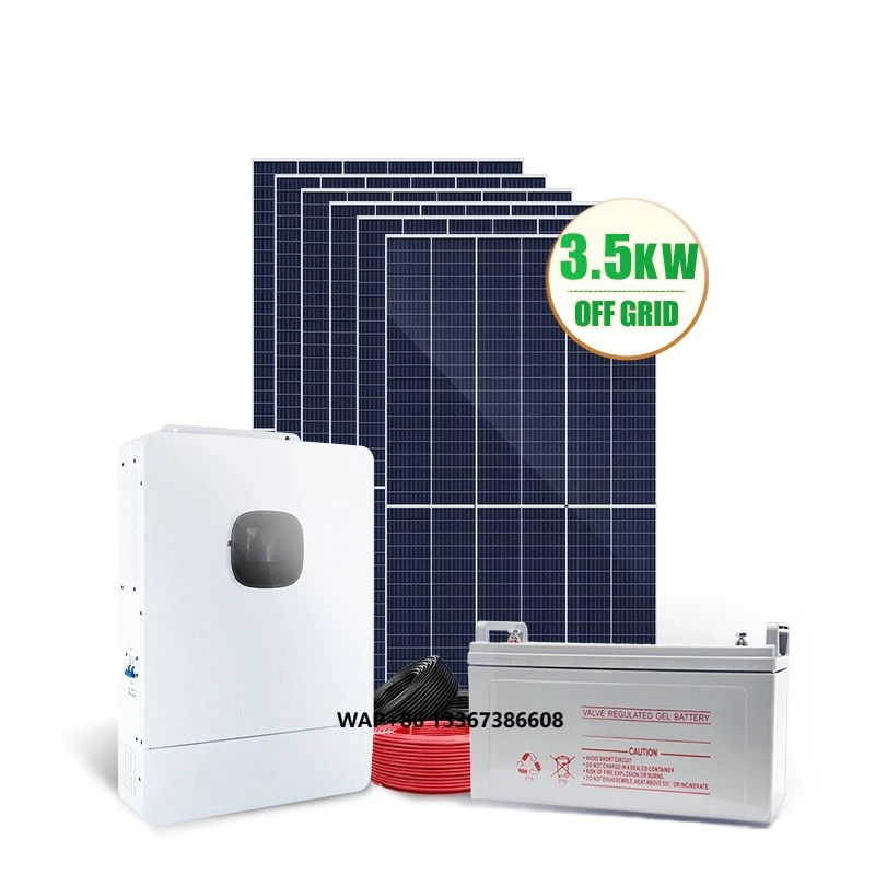 

5kW Complete Home Solar Energy System with Lithium/Gel Battery Monocrystalline Silicon Solar Panel Off-Grid 30kW Power