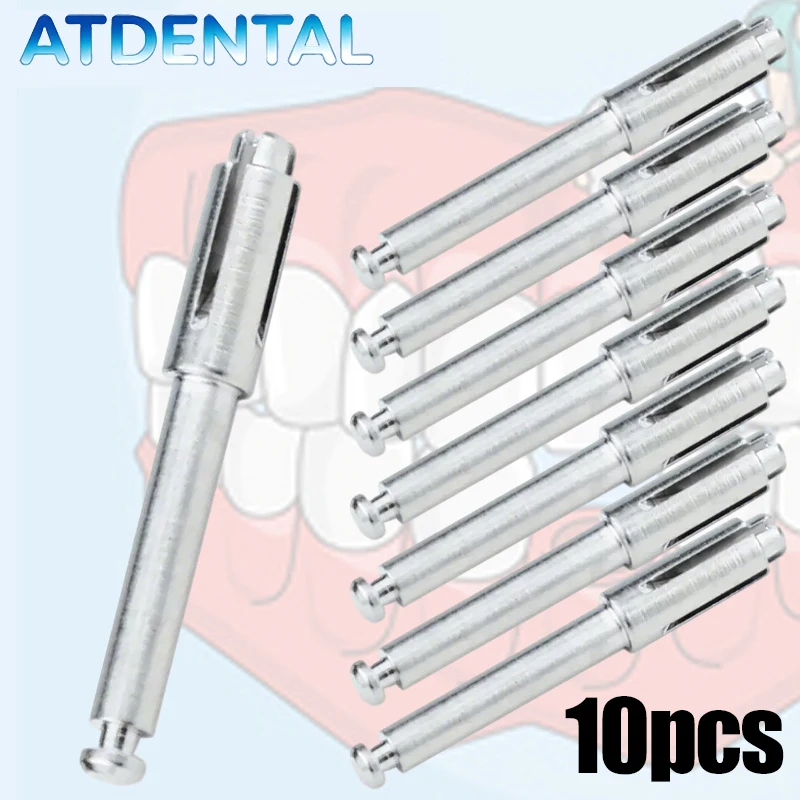 10pcs Dental Mandrel Soflex Flexi Disc Stainless RA Shank Rotary Tool Polishing Disk 3M Chuck