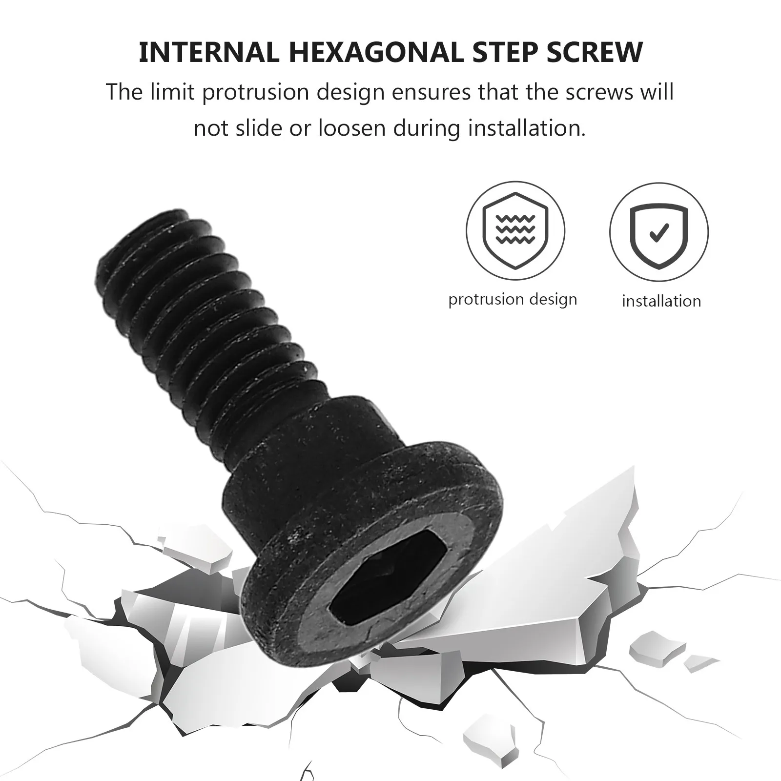 10Pcs M2.5 Black Socket Cap Bolts Socket Drive Full Thread Carbon Steel 12.9 Machine Screws for Replacement Screws Bed