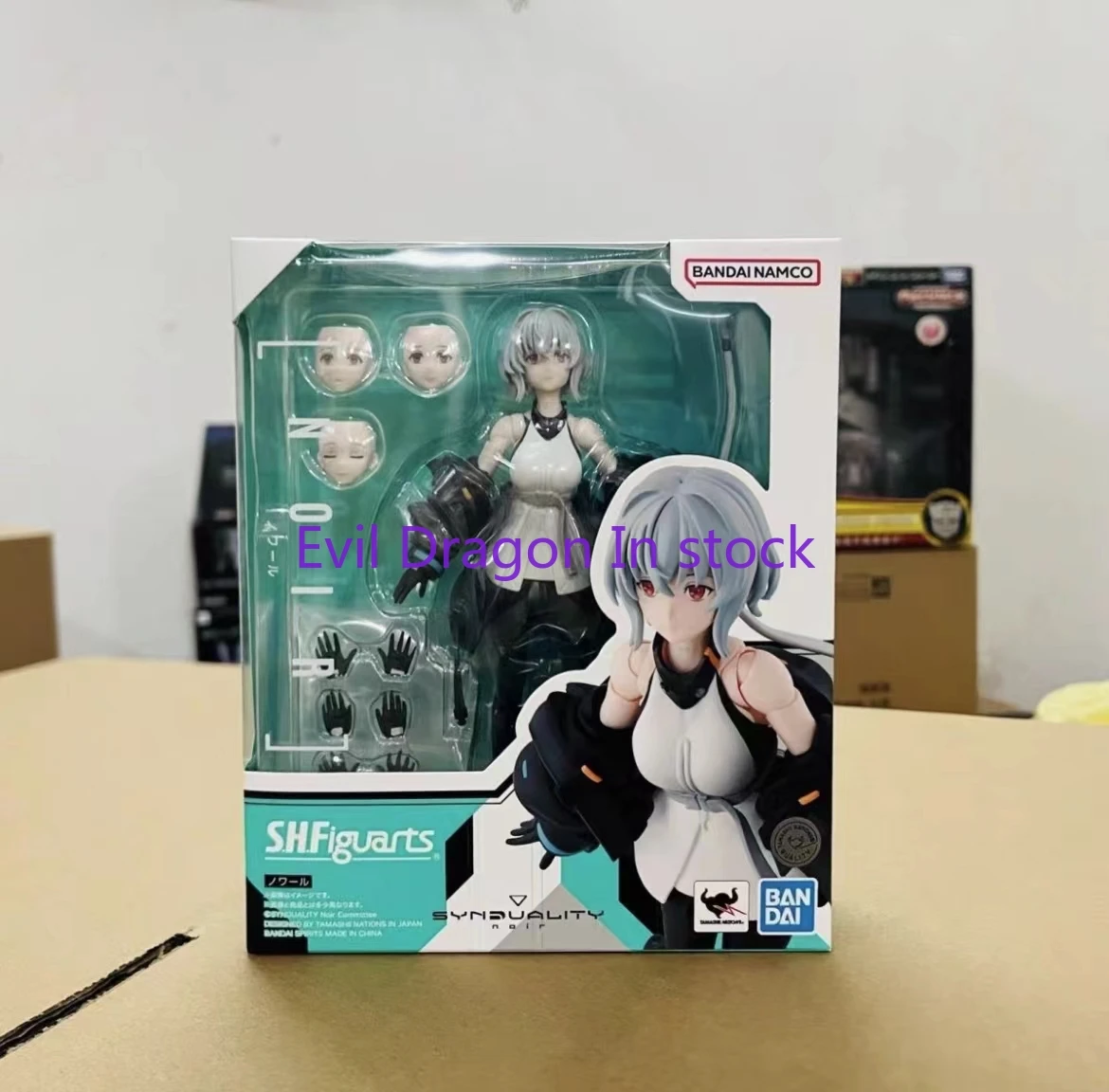 100% Original Bandai SH Figuarts SHF Noir Anime Action Figures Anime Figura Toys Models Collector PVC Gift IN STOCK