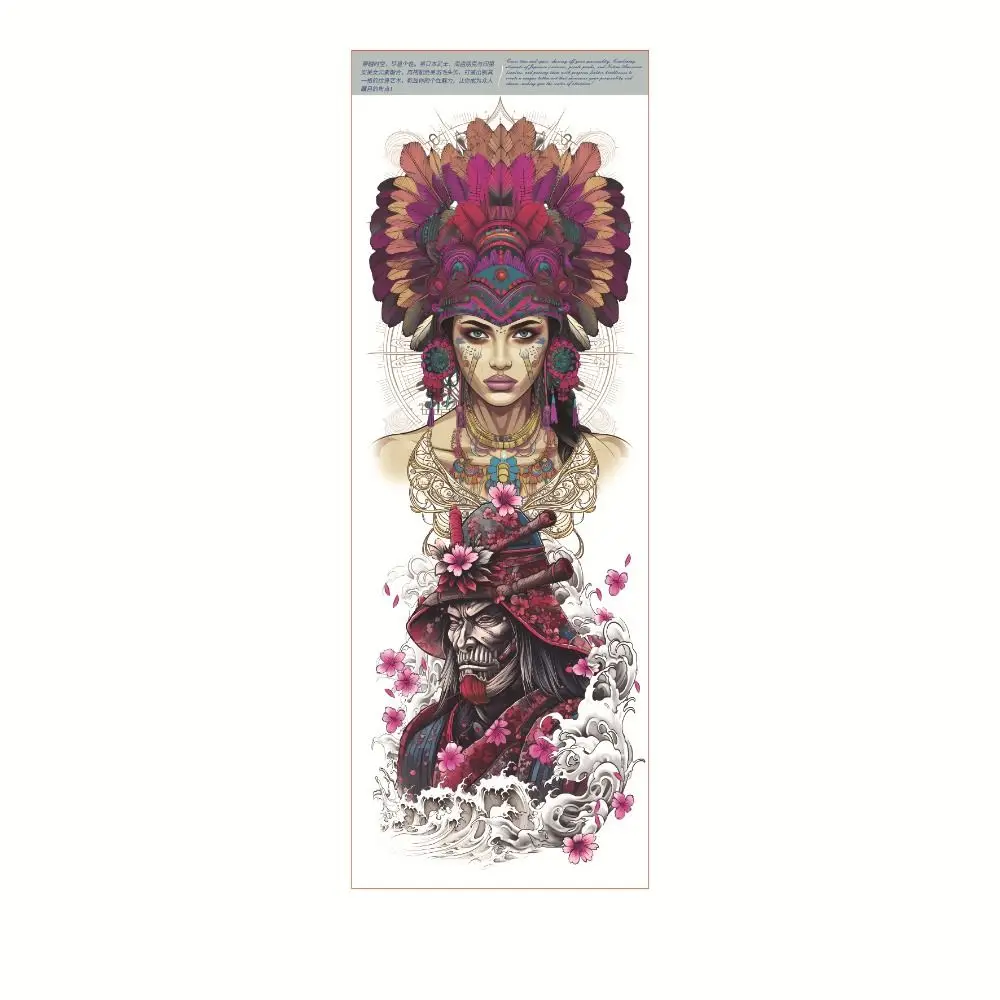 

Waterproof Snake Butterfly Full Arm Tattoo Stickers Lion Wolf Large Size Temporary Tattoo Fake Tattoo DIY Body Art Sticker Hand