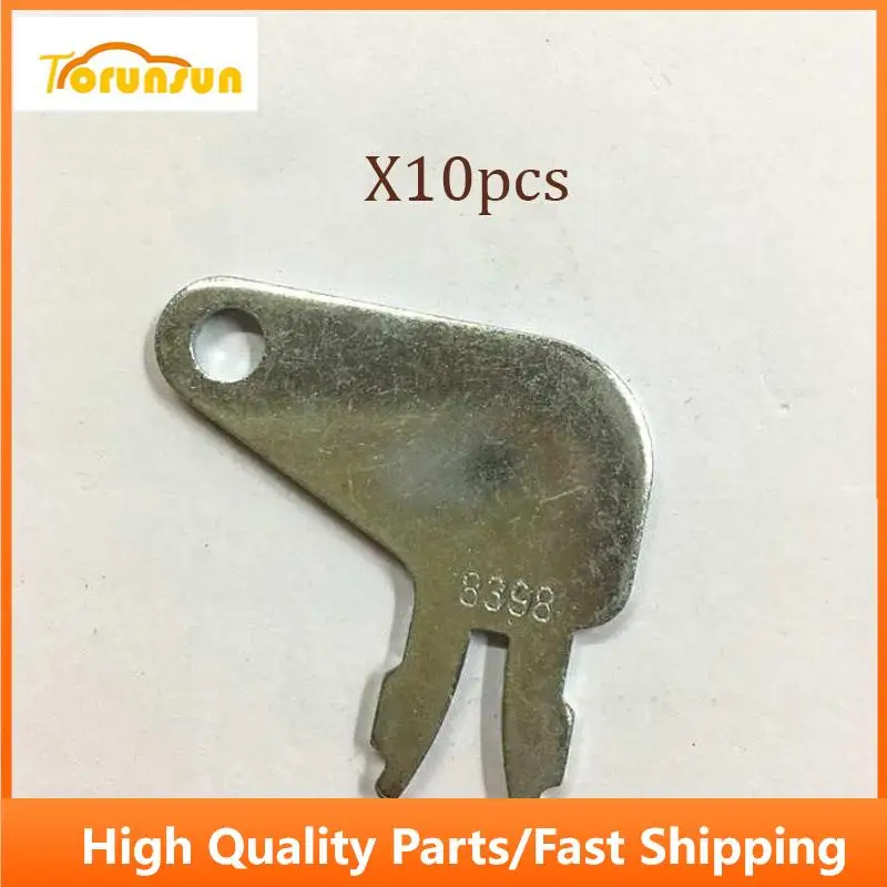 10pcs Battery Disconnect Key 8398 8H-5306 Fit For Caterpillar Equipment