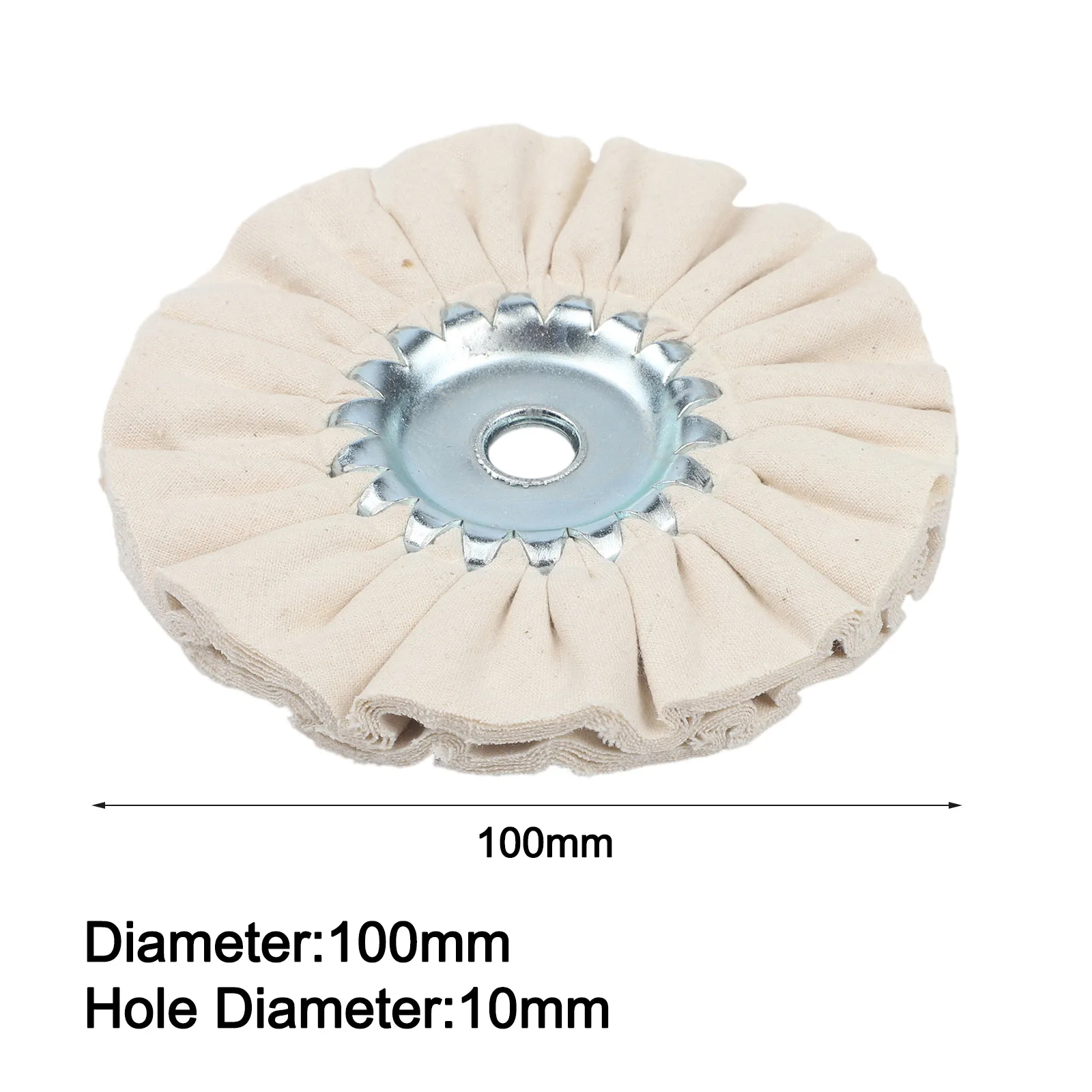 Cotton Airway Buffing Wheel 80-125mm Polishing Disc For Woodworking Surface- Finishing And Grinding Machinery Accessories
