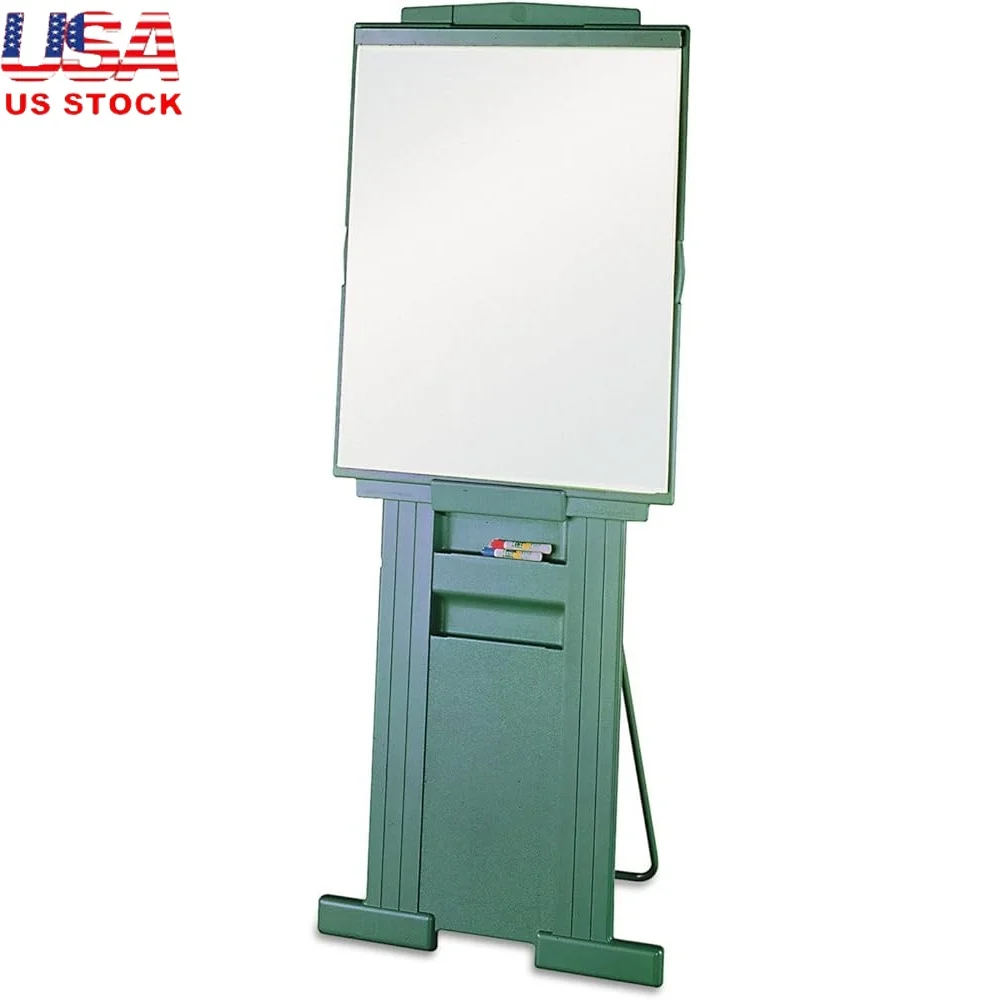 

Portable Plastic Flipchart Easel Adjustable Height Durable Plastic Stain Scratch Resistant Flipchart Pad Holder Accessory