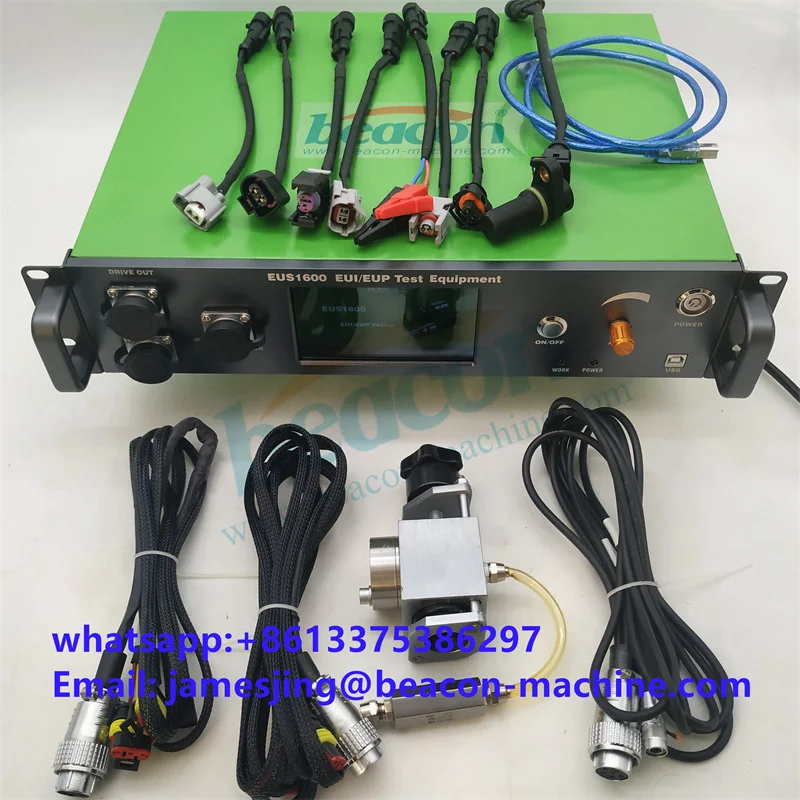 

Free Shipping Diesel Fuel Injector Test Eus1600 Eui Eup Common Rail Piezoelectric Coil Injector Tester With Qr Bip