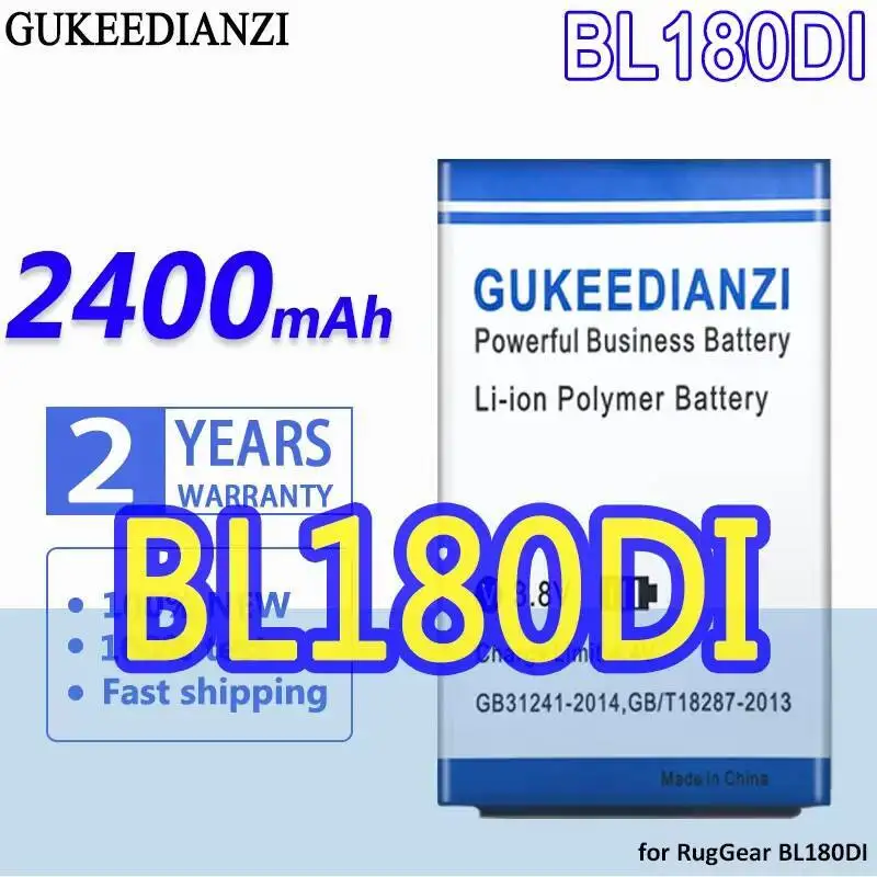 Аккумулятор мобильного телефона для Ruggear BL180DI, высокая емкость, 2400 мАч, прочный