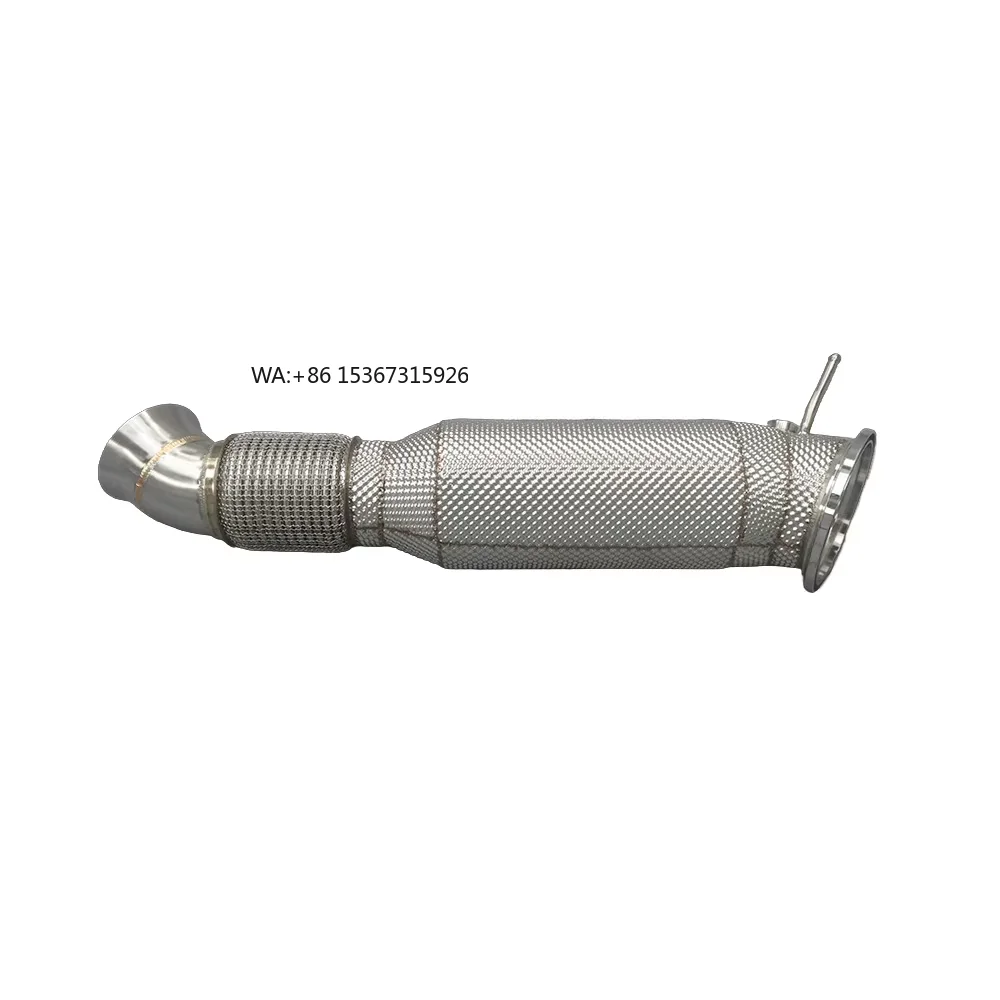 

New 3.0T Heat Shield Exhaust Downpipe Three-Way Catalytic Converter 540i X4 40i 840i Compatible G20 B58