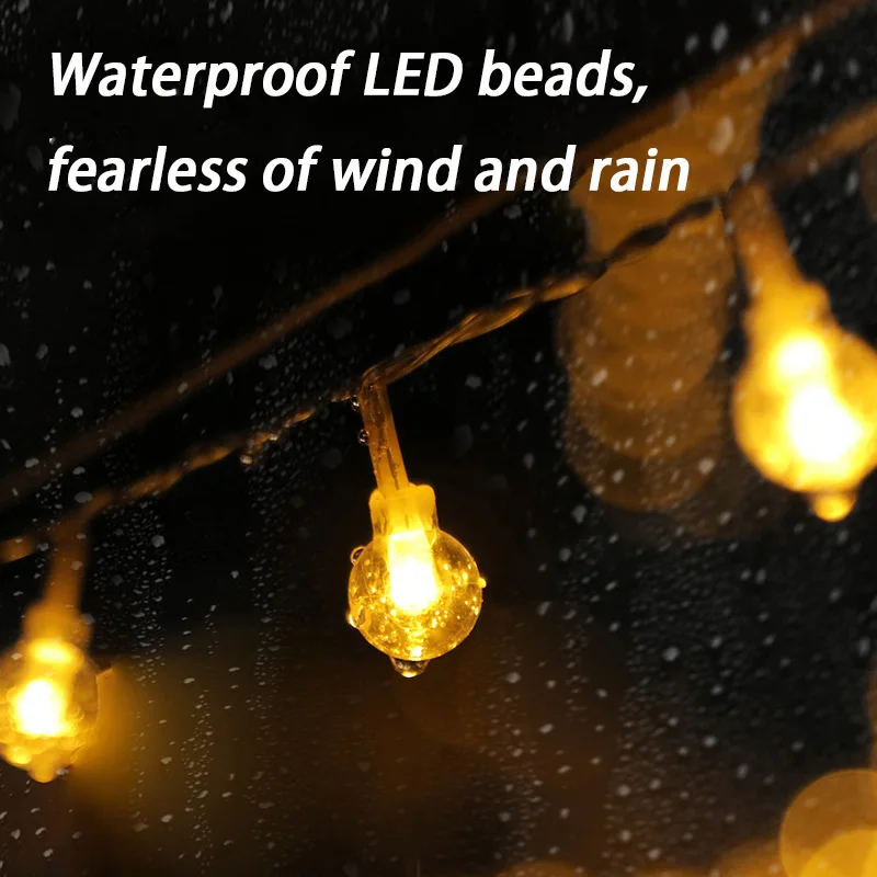 LED Light String – PVC Material, Christmas Decoration, Outdoor Camping Tent Canopy Light, Long Battery Life, Waterproof & Energy 4