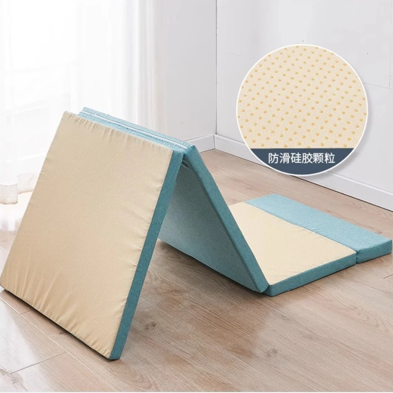 

Foldable Sponge Mattress Office Nap Mat for Adult Portable Tatami Floor Bed with Carry Bag Space-Saving Sleeping Pad for Student